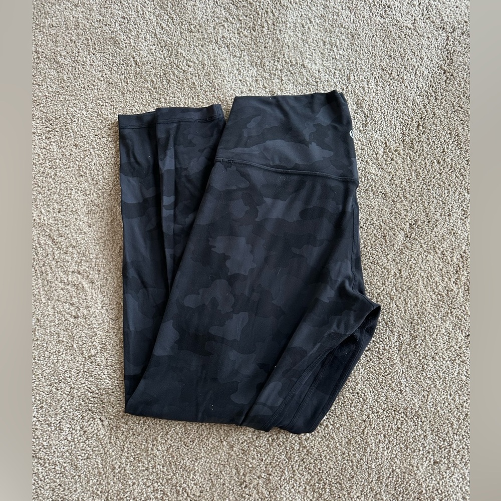 lululemon athletica Black Camo High-Rise Leggings